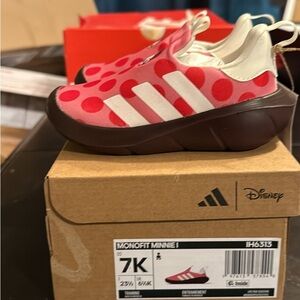 Brand new ADIDAS DISNEY MINNIE MOUSE MONOFIT TRAINER SHOES INFANTS size 7K or 9K